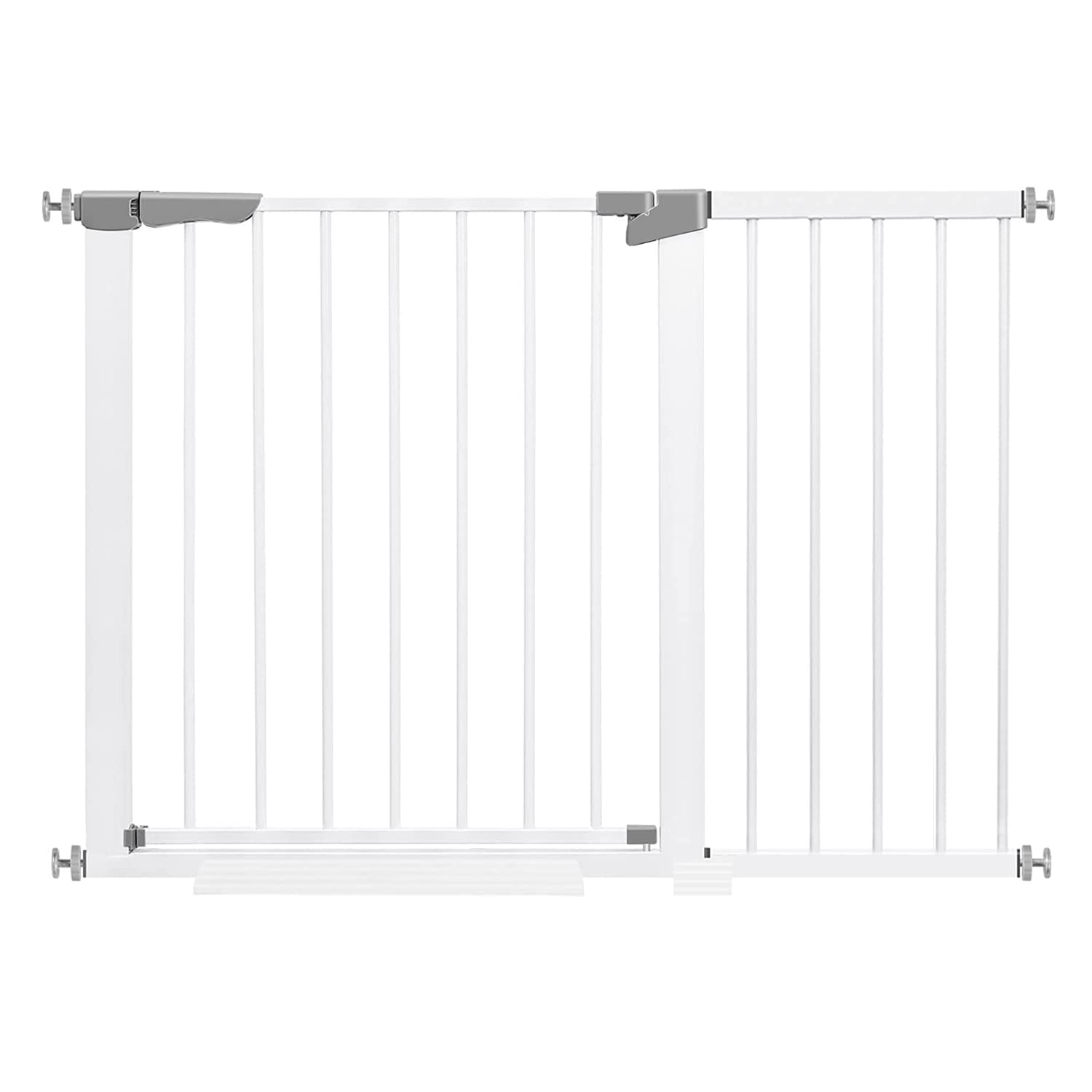 Retractable Baby Gate for Stairs, Extra Tall Child Safety Gate Extends Up to Extra Wide, Dog Gate for Doorways Hallways. Baby Gates for The House Indoor/Outdoor, Easy Fit Pet Gate, Pressure Mounted.