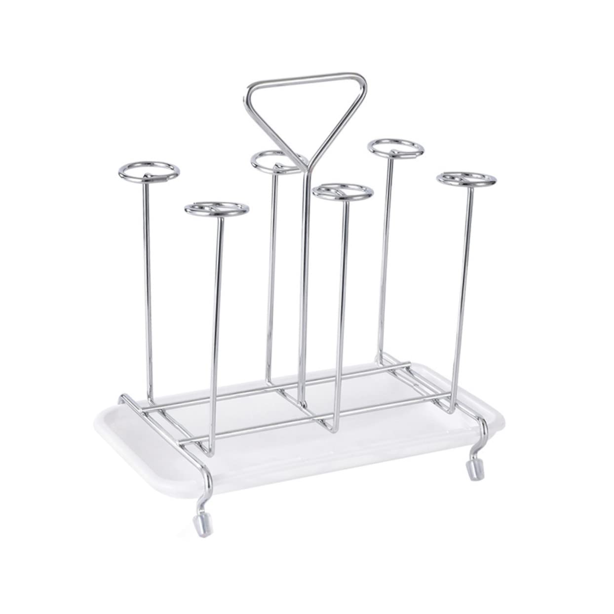 AUTSUPPL Cup Hanging Organizer Iron Mug Stand Holder Fast Draining Rack for Drying Glasses and Mugs Stylish Kitchen Shelf for Home Organization and Storage