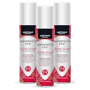 Summer’s Eve Blissful Escape Daily Refreshing Feminine Spray, 2 oz, 3 Pack