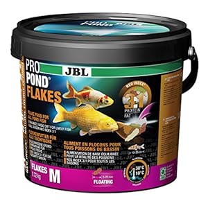 JBL Mangime per Pesci di Laghetto - Fiocchi Galleggianti, Funzionale, 0,72 kg