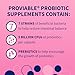 Nutramax Proviable Probiotics for Dogs, Daily Digestive Health Supplement with Multiple Strains of Bacteria, Dog Probiotics Plus Prebiotics, 60 Chewable Tablets