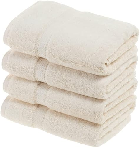 Vista 506 de SUPERIOR - Juego de toallas de algodón egipcio de 28.22 oz/m², incluye 2 toallas de baño, 2 toallas de mano, 2 toallas para la cara, artículos