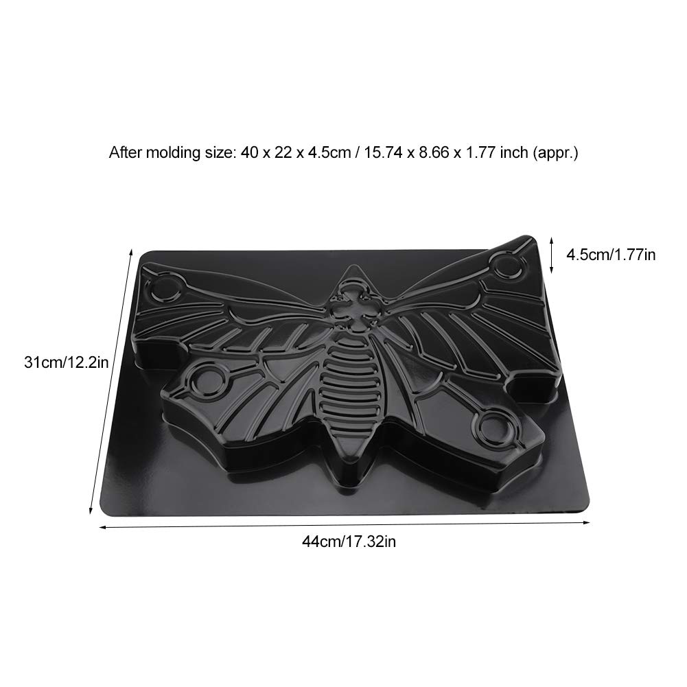Moule Papillon Béton, Forme Tremplin ABS Réutilisable 44x31x4.5 cm pour Création Passerelles Artistiques Jardin Décoration Extérieure