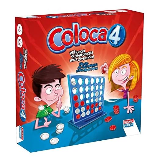 Falomir - Juego De Mesa Coloca 4 | Estimula Pensamiento Lógico | Refuerza Atención Y Estrategia | Para 6 Años En Adelante | Juega En Familia