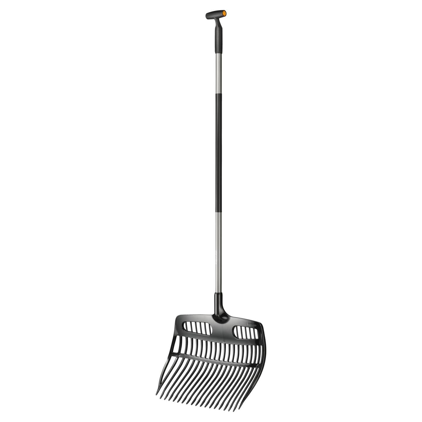 Fiskars Rastrillo Pala, Ergonómico, Combinación de Pala y Rastrillo