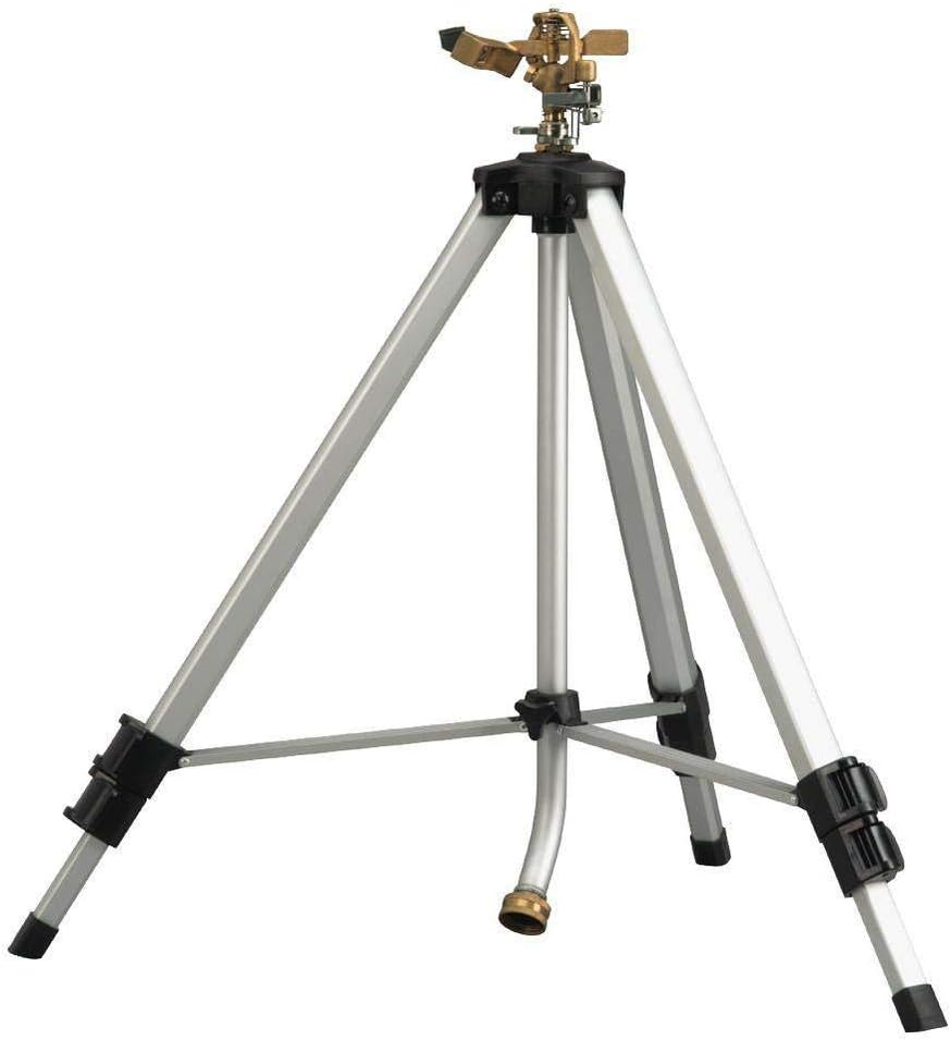 Melnor Deluxe Metal Pulsating Sprinkler with Tripod
