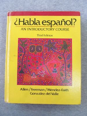 Habla Espanol: An Introductory Course 0030704227 Book Cover