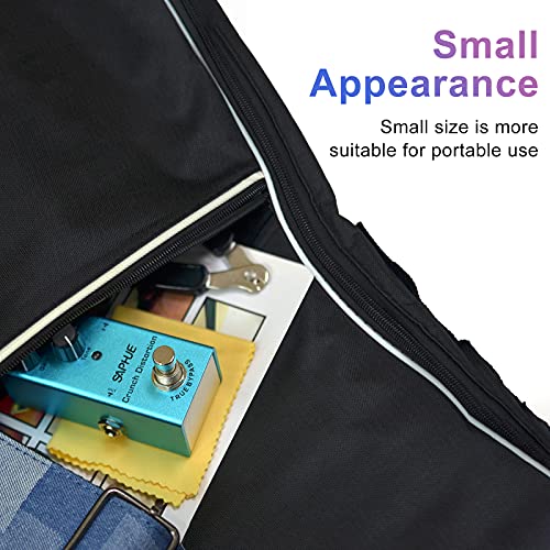 SAPHUE Crunch Distortion Guitar Effects Pedal Gain/Volume/Tone Knob High Low Frequency Effect Pedals with Steel Metal Shell Mini Single Type Dc 9V with True Bypass Switch for Multi Electric Guitar Kit - Thumbnail 5