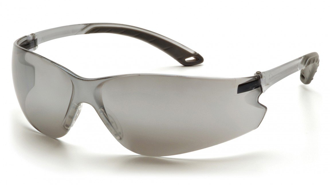 (12 par) Pyramex s5870s Itek seguridad gafas espejo de plata w/espejo de plata lente