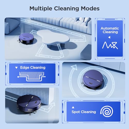 Robot Vacuum and Mop Combo with Self-Empty Base