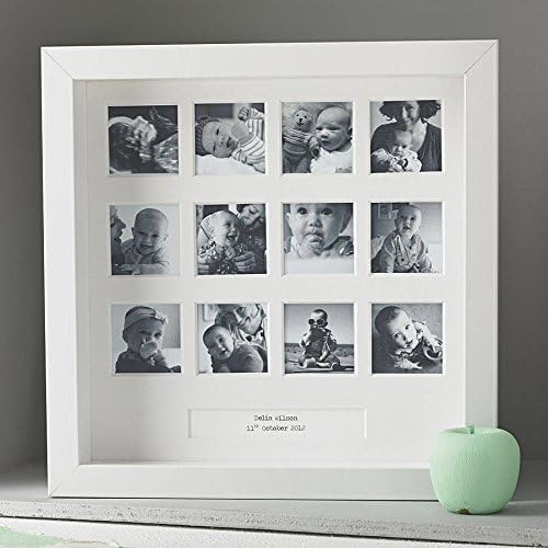 Personalized 'My First Year' Square Photo Frame
