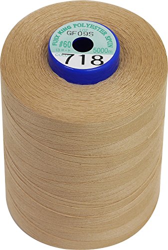FUJIX フジックス キングスパン スパン ミシン糸 60番 5000m巻 col.718
