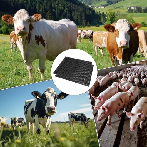 Grattoir en 2 parties pour animaux de ferme : tapis d'épilation efficace