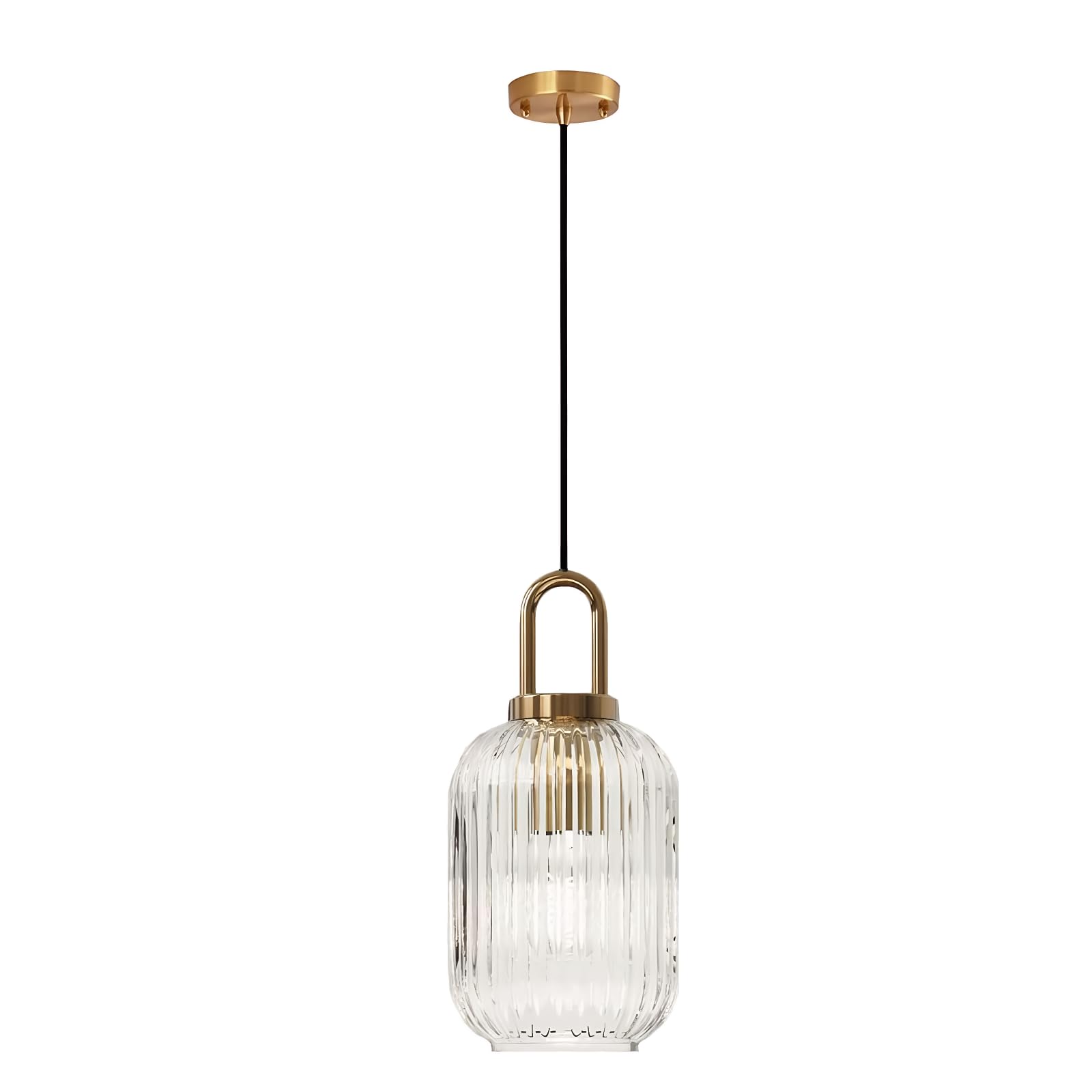 Lampada a sospensione in vetro Trasparente Hayley | Maisons du Monde