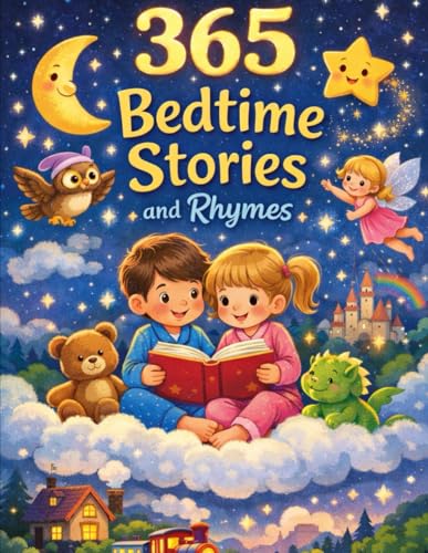 365 Bedtime Stories And Rhymes: Short Bedtime Stories, Nursery Rhymes, And Fairy Tales Collection To Calm, Comfort, And Inspire Children Every Night