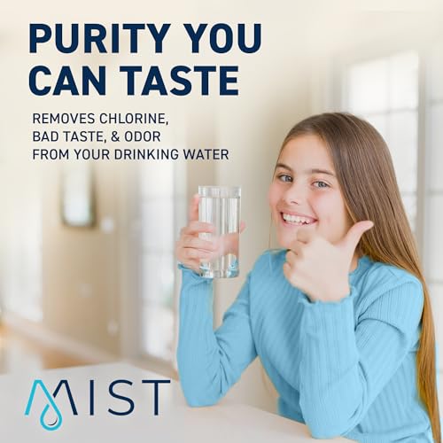 Mist Ultra Clarity Water Filter Replacement for Bosch, Refrigerator Water Filter compatible with 644845, 9000077104, 9000194412, Haier 0060820860, 0060218744, Miele KWF1000 (2 pack) - Thumbnail 6