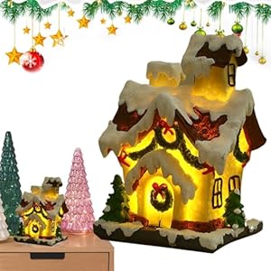 Generic Domek Świąteczny OM88 Miniatura LED