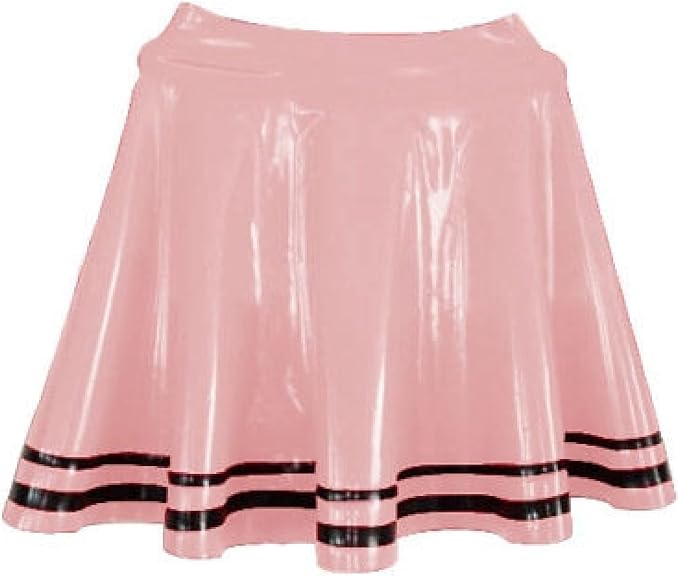 Latex Rubber Women Sexy Mini fluffy 