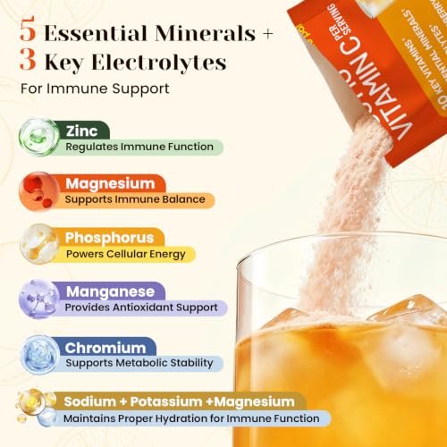 Venture Pal 1000mg Vitamin C Powder with Zinc, Elderberry, Sugar Free — view 5