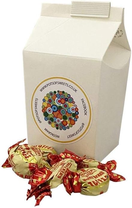 250g Carton of Walkers Individually Wrapped Nutty Brazil Toffees Sweet