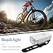 lamphle Bike Light,High Lumens Super Bright Bicycle Light,Super Bright High Lumens Waterproof Safety Easy to Install USB Rechargeable Night Riding LED Bicycle Light Black