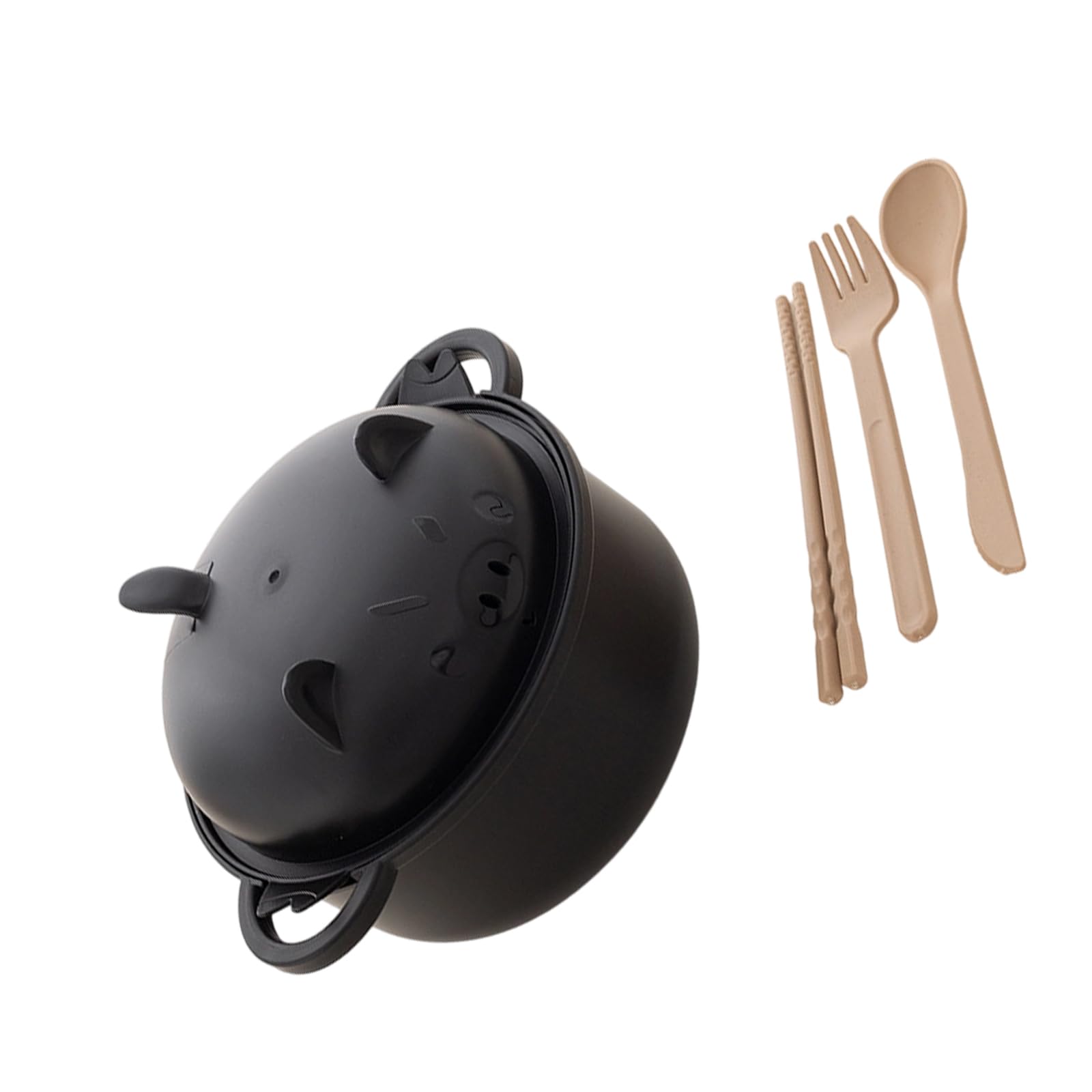 jiingekk Microwave Safe Strainer Bowl Set Includes Lid Handle Utensils for Easy Cooking Large Capacity Microwave Safe Bowl