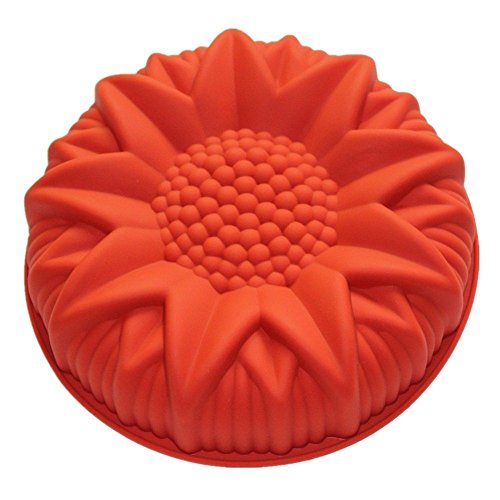 Allforhome 9 inches Round Sunflower Silicone Birthday Cake Baking Pans Handmade Bread Loaf Pizza Toast Tray Silicone Cake Baking Molds Cake DIY Moulds Molds Non-stick Silicone Bakeware Allforhome 9 inches Round Sunflower Silicone Birthday Cake Baking Pans Handmade Bread Loaf Pizza Toast Tray Silicone Cake Baking Molds Cake DIY Moulds Molds Non-stick Silicone Bakeware