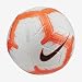 Nike Strike Soccer Ball (White/Orange, 4)
