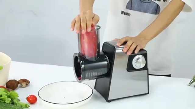 Amazon.com: FYONIO Electric Cheese Grater, 5 in 1 Salad Maker with