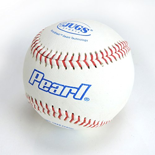 Jugs Pearl Leather Baseballs — Pitching Machine Baseballs, (1-Dozen). This Low Seam, Kevlar Stitched Baseball Is Perfect For Machine And Live-Arm Practice #TOP2