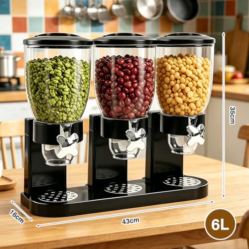 Distributeur de céréales pour cornflakes, riz et café 6L