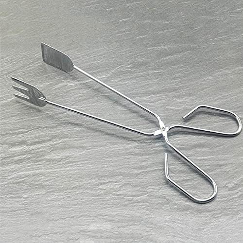 Pinzas de cocina de acero inoxidable, pinzas versátiles para servir barbacoa, pastelería y servir alimentos
