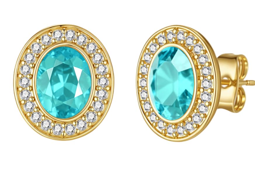 Boucles d'oreilles cristal autrichien et or cadeau idéal pour anniversaire et fête des mères