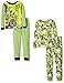 Nickelodeon Boys' Teenage Mutant Ninja Turtles 4-Piece Cotton Pajama Set