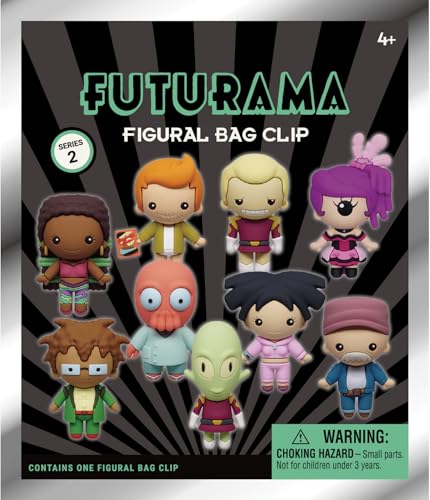 Futurama Series 2 3D Foam Bag Clip - Monogram Int. Collectible Bag Clip - Blind Bag