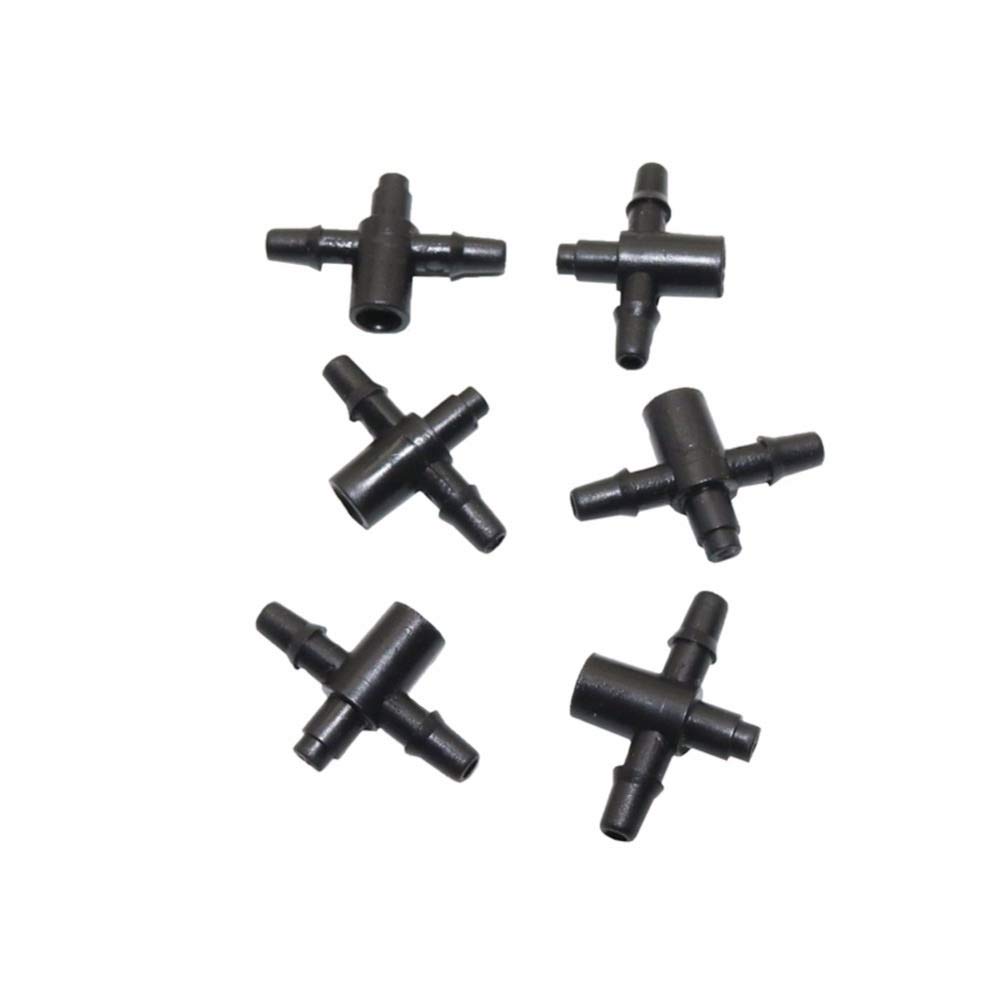 Schlauchverbinder-Adapter, 2000 Stück, 3/5 mm, Schlauch-Verteiler, Widerhaken, T-Shunt-Anschluss, Garten-Sprinkler-Anschluss, Gartensystem, Zubehör