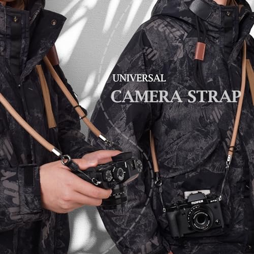 VOVMOEYA Camera Strap for DSLR,Universal Camera Neck Shoulder Strap for Fujifilm X100VI XT5 for Nikon Zf Z8 Z30 for Canon EOS R6 R10 R50 for Sony A6400 A6700 A7C II A7IV - Image 2