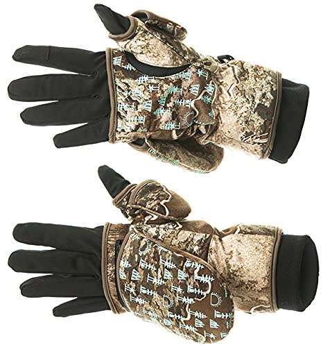 Doing Something Great (Dsg Outerwear) Women's Flip Top 3.0 Hunting Mittens With Glove Liner - Excape - Md #TOP1