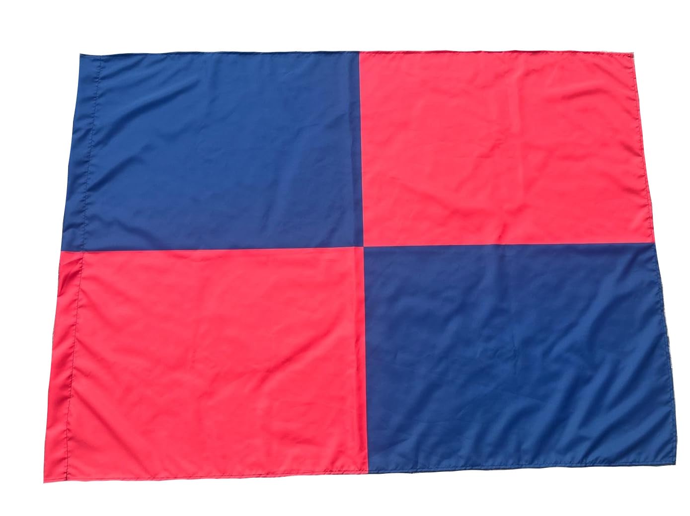Bandierone ROSSO e BLU per tifoso squadre rioni città Bologna Cagliari Genoa Foggia misura grande cm. 220 x 145 | Bandiera Grande Rossa e Blu BGSRB220x145