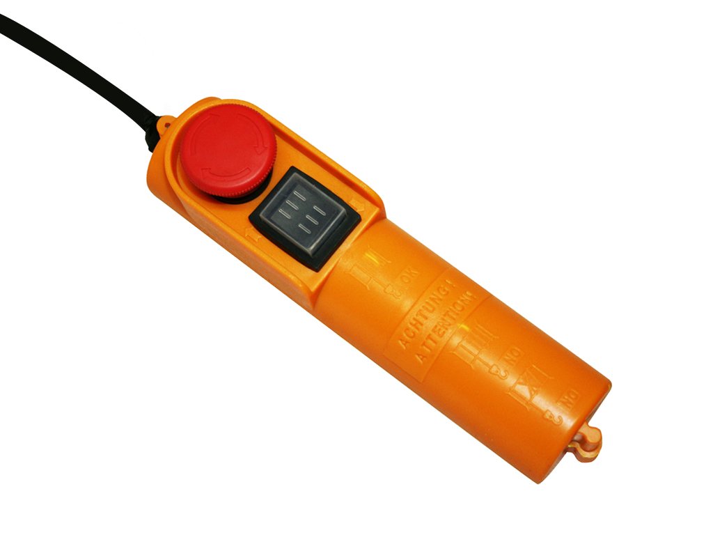 Varan Motors 1000 kg carretilla eléctrica montacarichi Taller Motor 230 V 1300 W cable 12 m cargas pesadas
