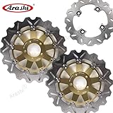kawasaki rotor puller tool Arashi Rotores de disco de freno delantero trasero para Suzuki GSXR 1300 Hayabusa 1999-2007 Accesorios de repuesto para motocicletas GSX-R1300 GSX1300R GSXR1300 negro 2000 2001 2002 2003 2004 2005 2006