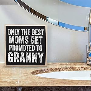 Onlythebestmomsgetpromotedgrannygrandparentsgiftsrusticwoodensignlittlesignswithsayingshomedecorgiftforgrandmagrammygiftforgrandparentsdaygiftsforgrandparents Urban Country Home Decor Only the best moms get promoted granny grandparents gifts rustic wooden sign little signs with sayings home decor gift for grandma grammy gift for grandparents day gifts for grandparents urban country home decor