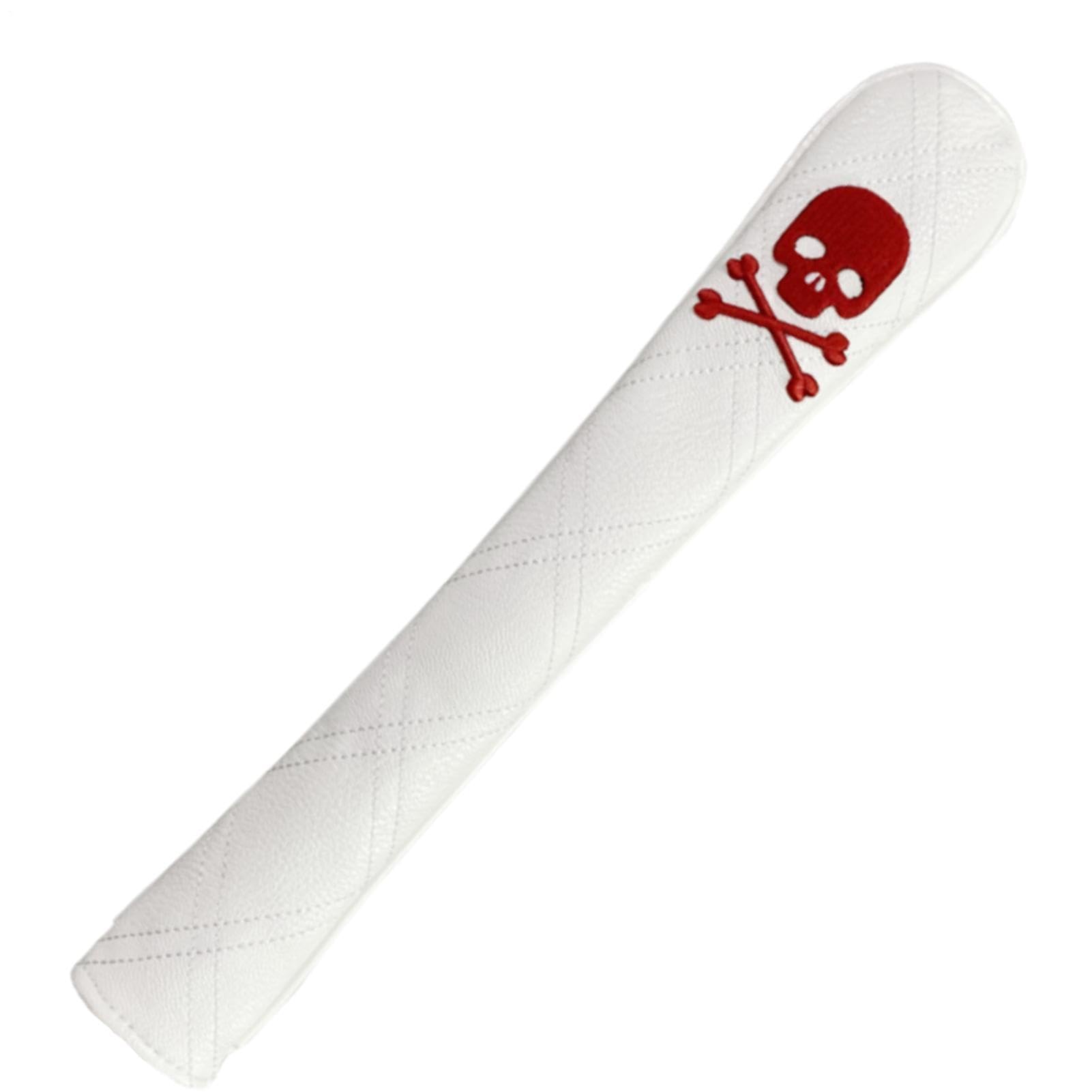 Golf Alignment Stick Headcover - PU Leather Protective Sleeve for Training | Sticks | Compact Duals Stick Storage Case, Smooths Finish Carry Cover System for Practice and Range Organization Use