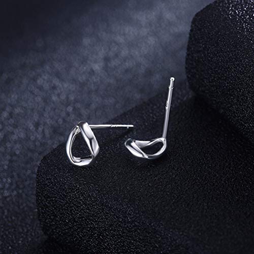 Boucles d'oreilles triangle argent 925 sterling pendantes creuses