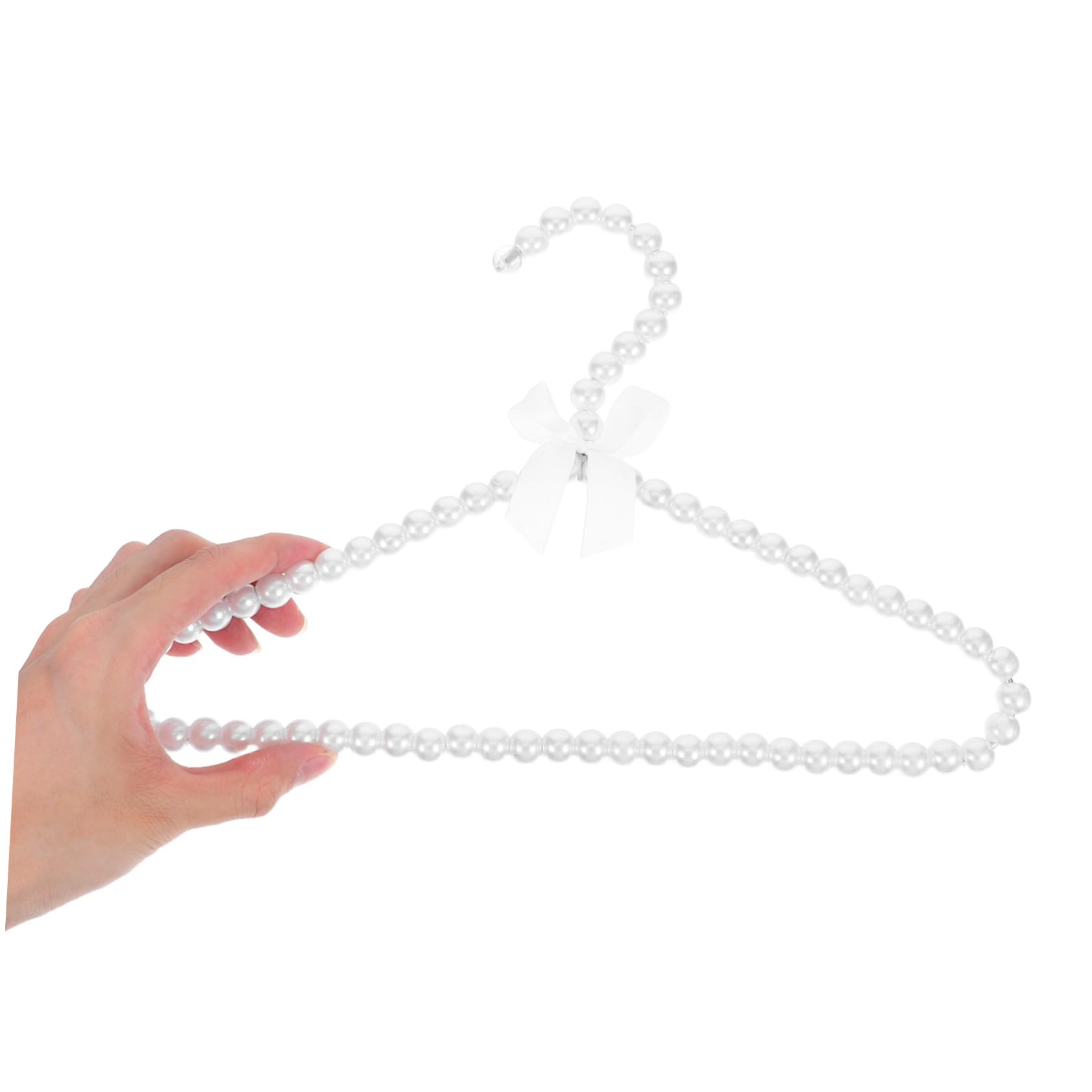 LABRIMP 5 pezzi Grucce Antiscivolo per Perle e Fiocco Appendini Resistenti per Camicie Pantaloni Maglioni e Gonne Protezione Segni per Asciugatura in Balcone e Armadio