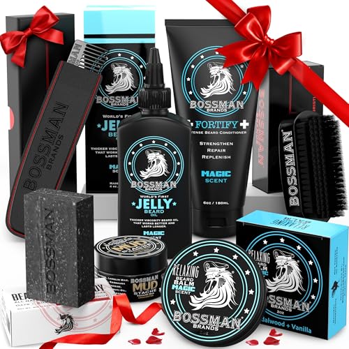Bossman Big Boss Beard Care Kit for Men - 7