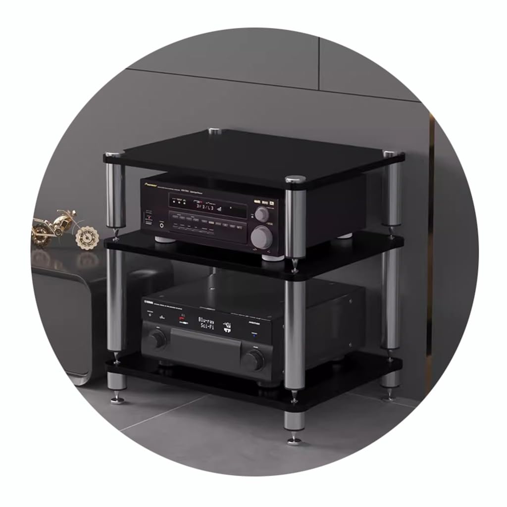 Meuble pour composants HiFi pour éliminer les vibrations audio