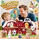 HappyKidsClub Montessori Bauernhof Spielzeug ab 1-4 Jahre, Aufklappbare Scheune Spielhaus für Kleinkinder mit 9 Tieren & Bauer - Pädagogisches Geschenk für Kinder - Baby Lernspielzeug Set