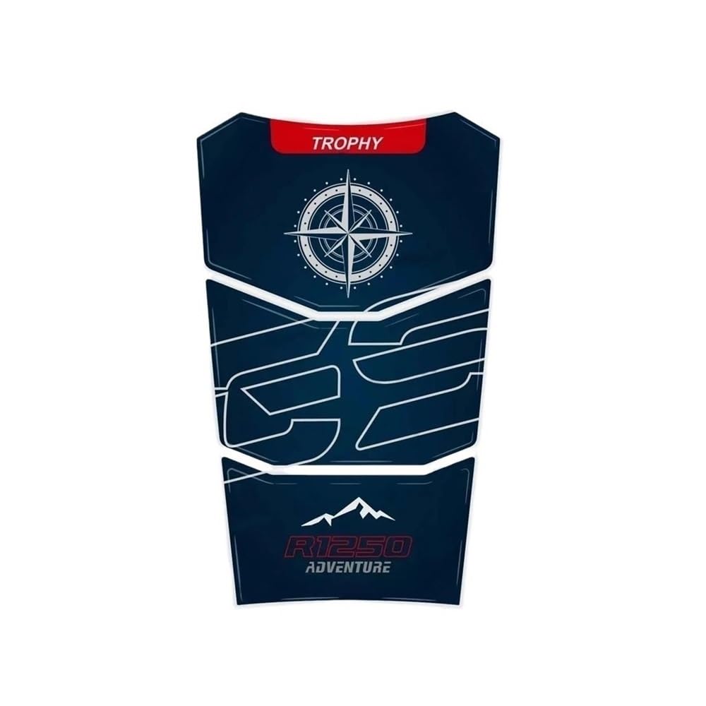 Motorcycle Accessories Epoxy Resin Stickers Fuel Tank Pad Protective Decal for R 1250 GS ADV Trophy 2022 2023 Tank Protection Stickers