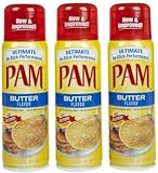 Pam Butter Flavor Cooking Spray, 5 oz 3pack by PAM